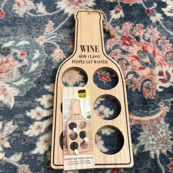 Wine How Classy People Get Wasted Wine Rack - Picture 1 of 5